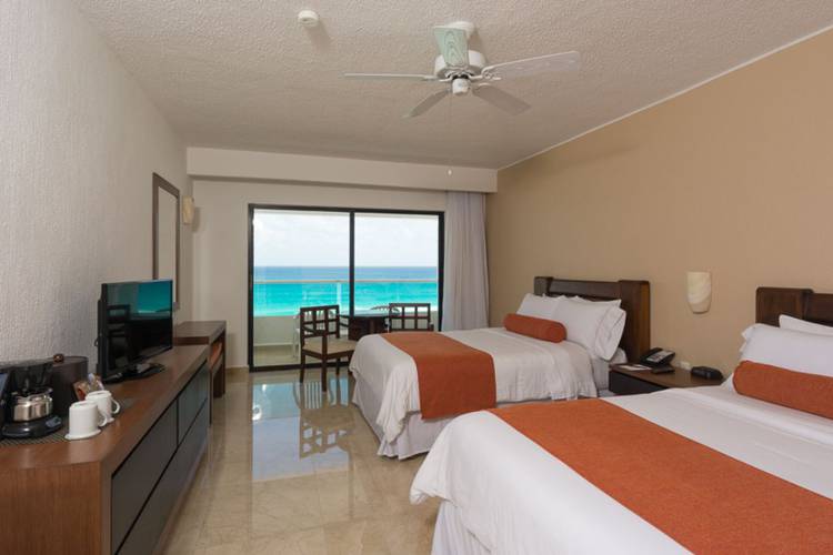 Ocean view deluxe room Flamingo Cancun Resort Hotel