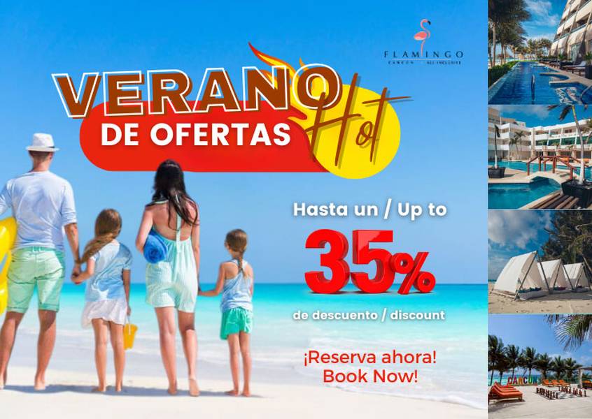 Verano con ofertas hot! Hotel FLAMINGO CANCUN ALL INCLUSIVE Cancún